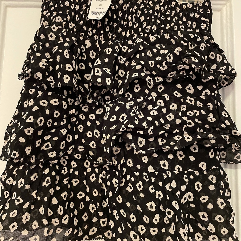 Les Coyotes de Paris girls leopard skirt